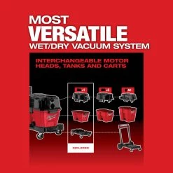 POWER TOOLS Milwaukee 0910-20 - M18 FUEL™ 6 Gallon Wet/Dry Vacuum