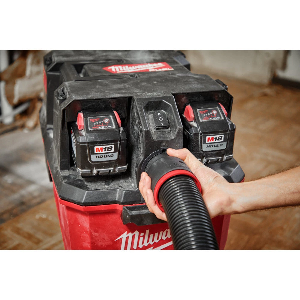 POWER TOOLS Milwaukee 0930-22HD - M18 FUEL 2-Battery 12 Gallon Wet/Dry Modular Vacuum 12.0 Ah Kit 9 POWER TOOLS Milwaukee 0930-22HD - M18 FUEL 2-Battery 12 Gallon Wet/Dry Modular Vacuum 12.0 Ah Kit
