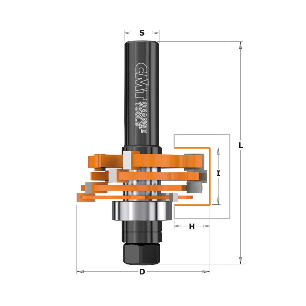 SALE CMT 800.506.11 - 3 Wing Slot Cutter Router Bit Set 3 SALE CMT 800.506.11 - 3 Wing Slot Cutter Router Bit Set
