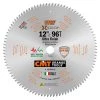 WHAT'S NEW CMT 255.096.12 ITK INDUSTRIAL FINE FINISH SAW BLADE, 12-INCH X 96 TEETH 40° ATB GRIND WITH 1-INCH BORE