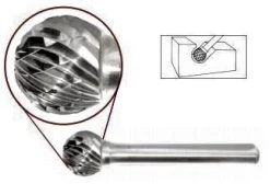 Norseman Ball Shape Carbide Burr METAL DRILLING ACCESSORIES