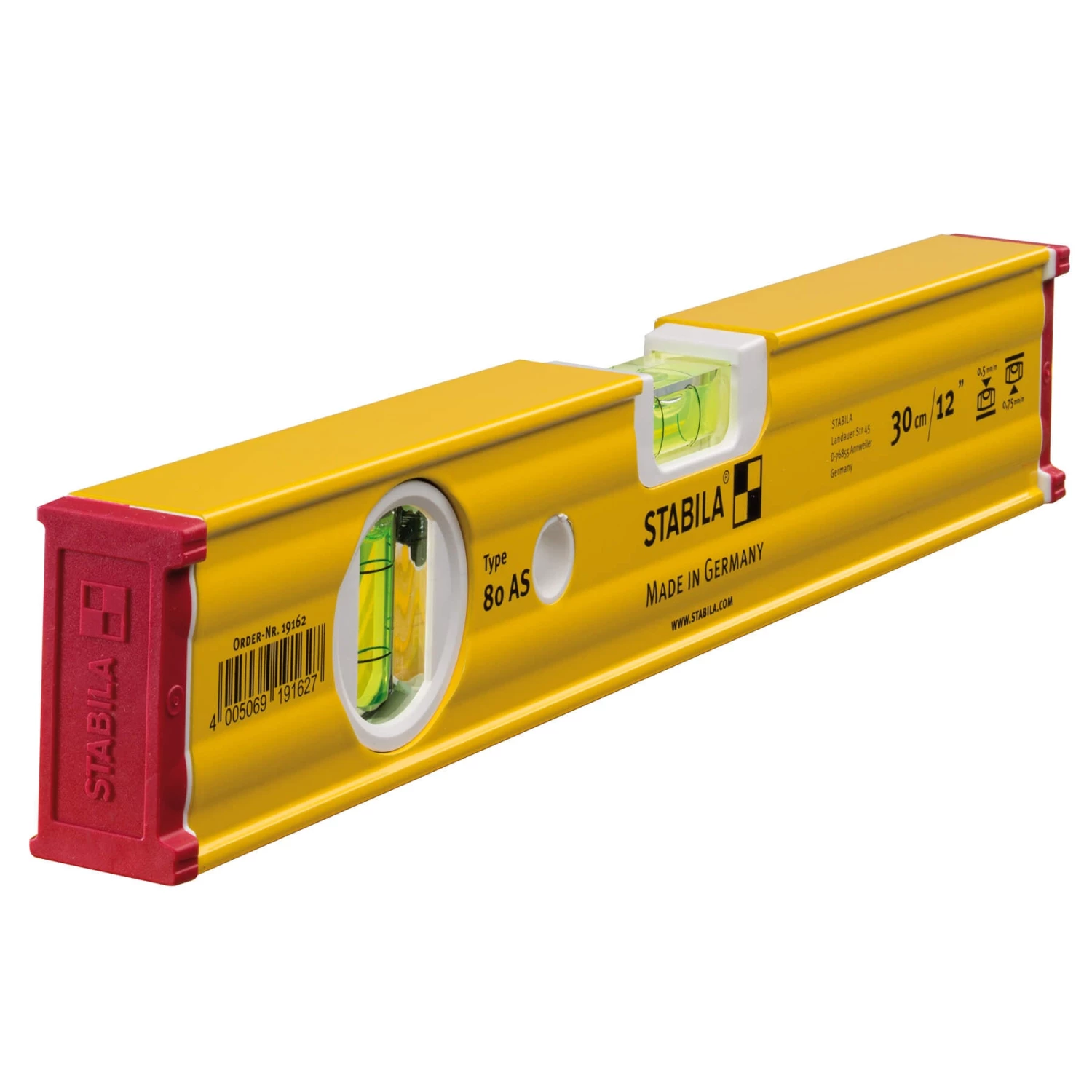 HAND TOOLS Stabila 29012- 12” Box Beam Level 3 HAND TOOLS Stabila 29012- 12” Box Beam Level