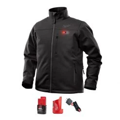 Milwaukee M12 Toughshell Black Heated Jacket Kit WORK WEAR