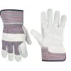 KUNYS CLC Saftey Cuff Leather Palm Work Gloves