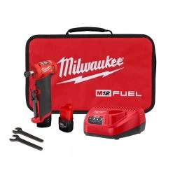 MILWAUKEE SALE Milaukee 2485-22 - M12 FUEL™ 1/4" Right Angle Die Grinder Kit