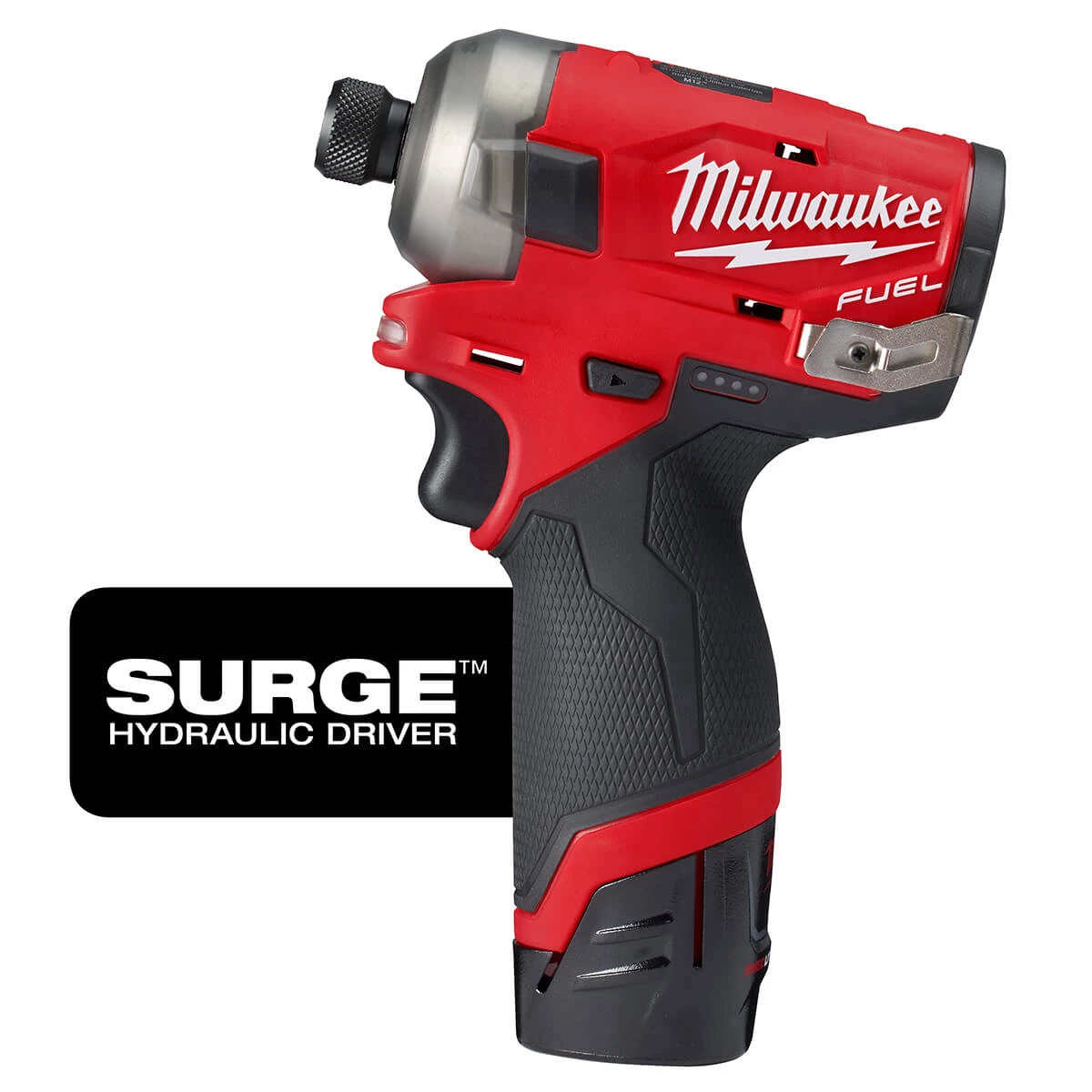 Milwaukee 2551-22 - M12 FUEL™ SURGE™ 1/4" Hex Hydraulic Driver 2 Battery Kit POWER TOOLS 4 Milwaukee 2551-22 - M12 FUEL™ SURGE™ 1/4" Hex Hydraulic Driver 2 Battery Kit POWER TOOLS