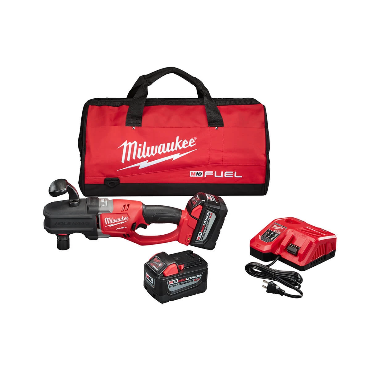 Milwaukee 2708-22HD - M18 FUEL™ HOLE HAWG® Right Angle Drill Kit W/ QUIK-LOK™ WHAT'S NEW 3 Milwaukee 2708-22HD - M18 FUEL™ HOLE HAWG® Right Angle Drill Kit W/ QUIK-LOK™ WHAT'S NEW