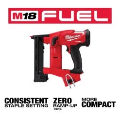 NAILERS AND STAPLERS Milwaukee 2749-20 - M18 Fuel 18Ga Narrow Crown Stapler - Tool Only 11 NAILERS AND STAPLERS Milwaukee 2749-20 - M18 Fuel 18Ga Narrow Crown Stapler - Tool Only