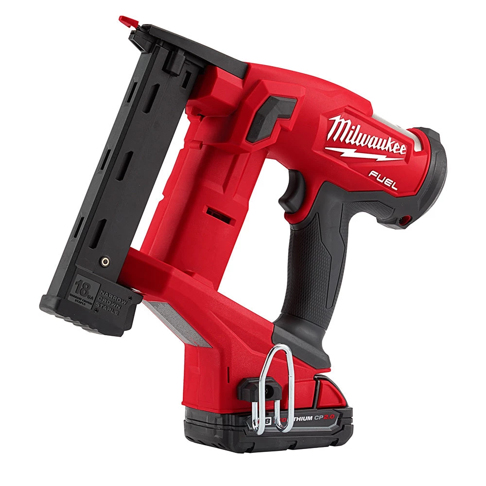 SALE Milwaukee 2749-21CT - M18 Fuel 18Ga Narrow Crown Stapler - 2.0Ah Kit 4 SALE Milwaukee 2749-21CT - M18 Fuel 18Ga Narrow Crown Stapler - 2.0Ah Kit