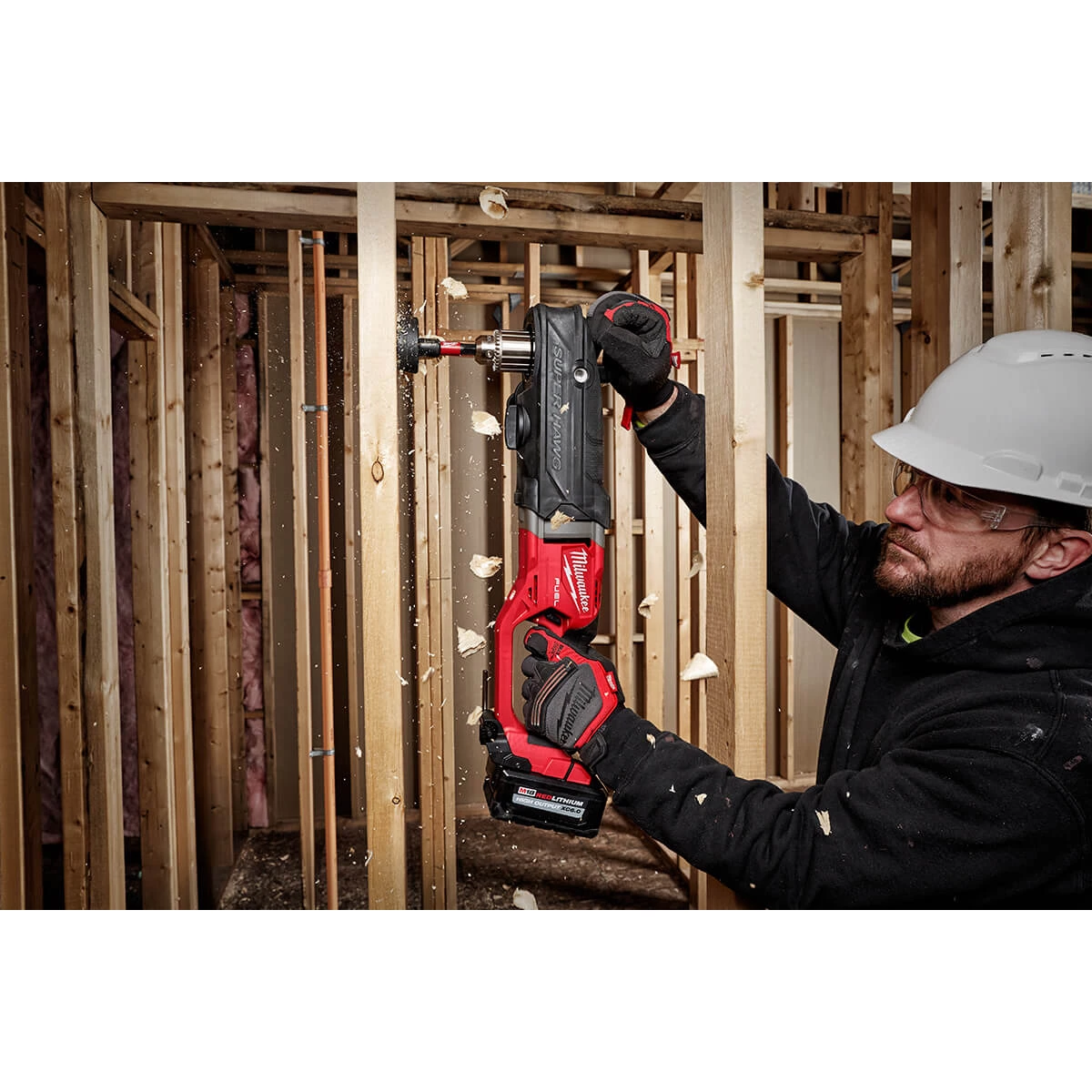 Milwaukee 2809-22 - M18 FUEL™ SUPER HAWG™ 1/2" Right Angle Drill Kit 7 Milwaukee 2809-22 - M18 FUEL™ SUPER HAWG™ 1/2" Right Angle Drill Kit