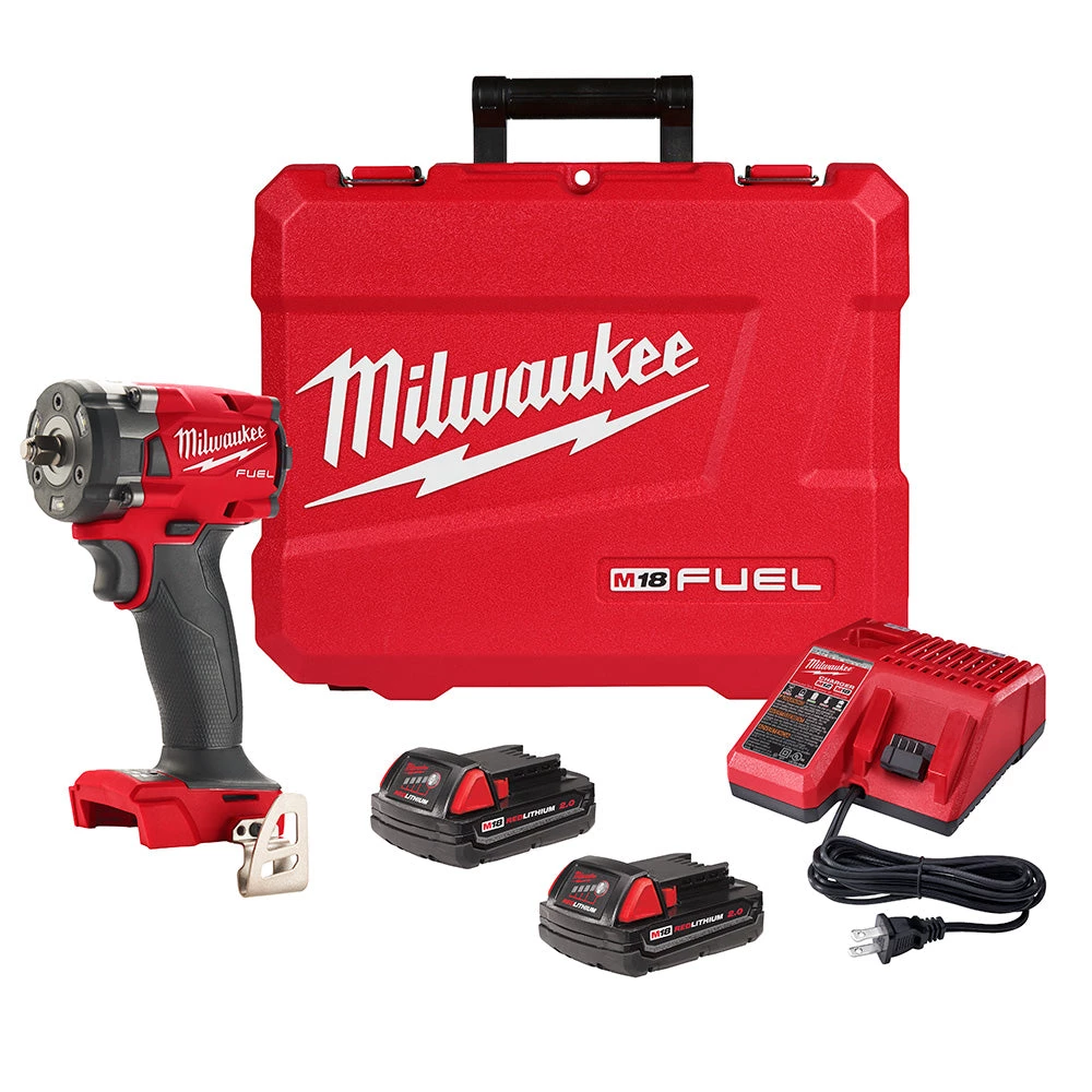 Milwaukee FASTENING Miwlaukee 2854-22 - M18 Fuel 3/8" Compact Impact Wrench Kit - 5.0Ah; Replaces 2754-22 10 Milwaukee FASTENING Miwlaukee 2854-22 - M18 Fuel 3/8" Compact Impact Wrench Kit - 5.0Ah; Replaces 2754-22