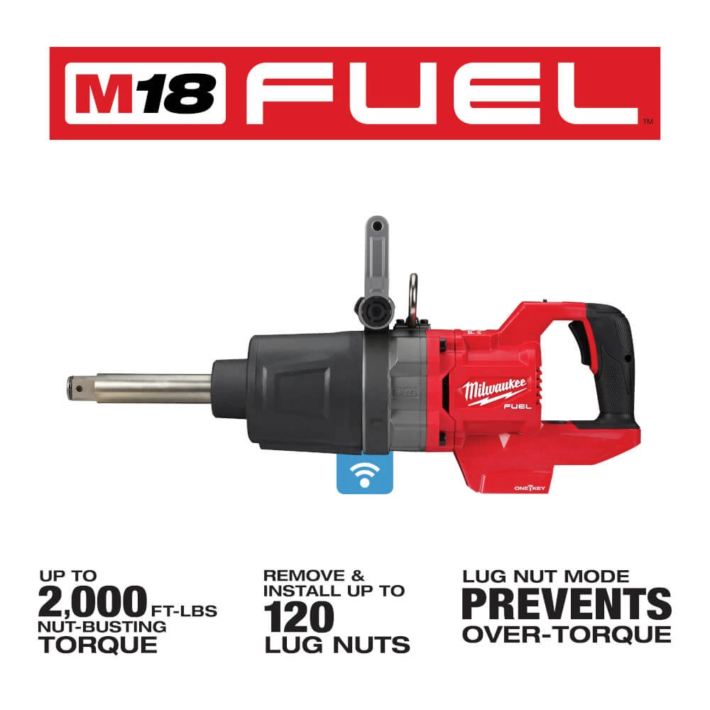 Milwaukee 2869-20 - M18 FUEL™ 1" D-Handle Ext. Anvil High Torque Impact Wrench W/ ONE-KEY™ FASTENING 3 Milwaukee 2869-20 - M18 FUEL™ 1" D-Handle Ext. Anvil High Torque Impact Wrench W/ ONE-KEY™ FASTENING