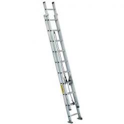 FeatherLite 3220D - 20' Heavy Duty D Rung Extension Ladder
