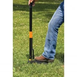 SALE Fiskars 78806946B 39" 3-Claw Weeder, 1-Pack, Black/Orange
