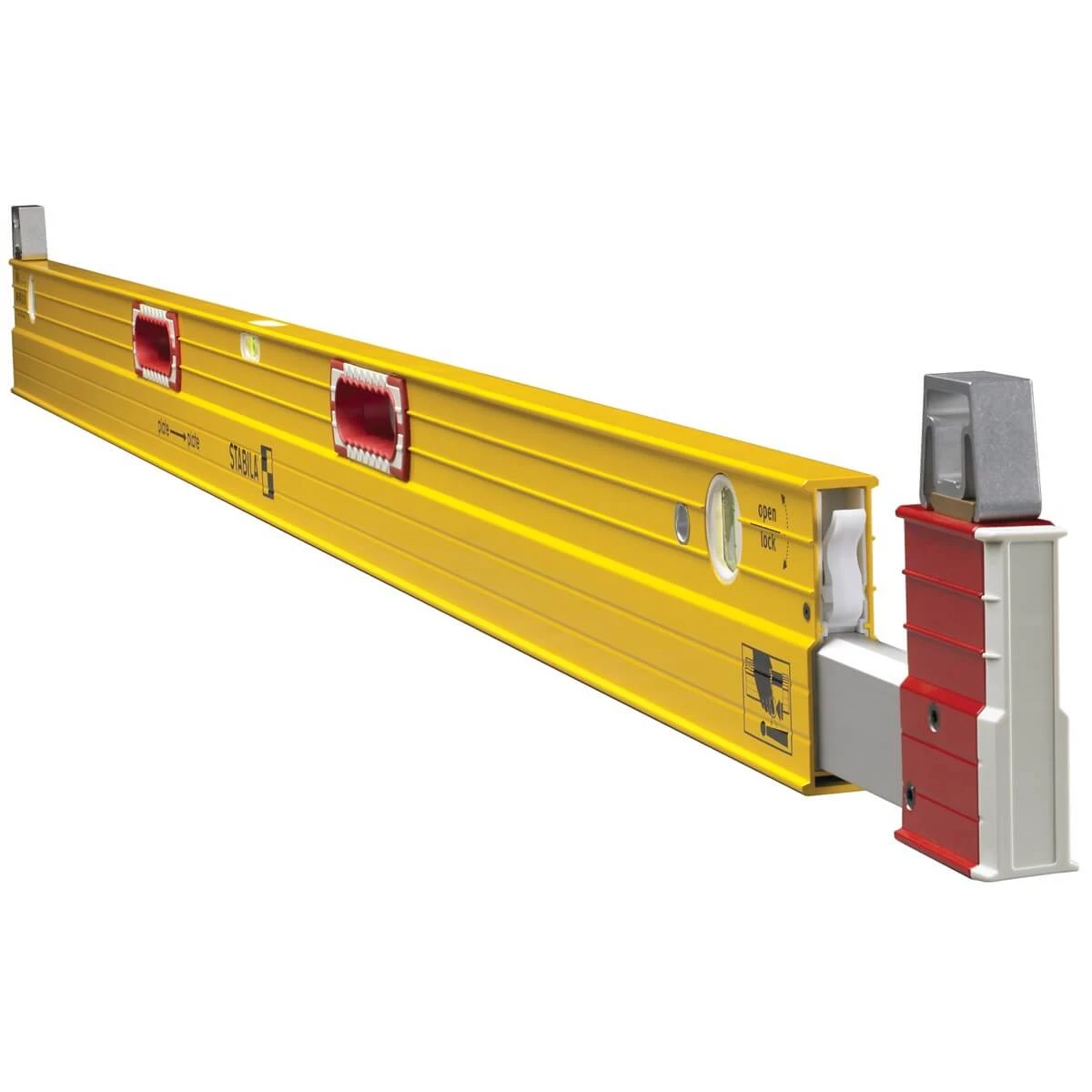 Stabila 35712 Extendable (7 To 12 Foot) Plate To Plate Level 3 Stabila 35712 Extendable (7 To 12 Foot) Plate To Plate Level
