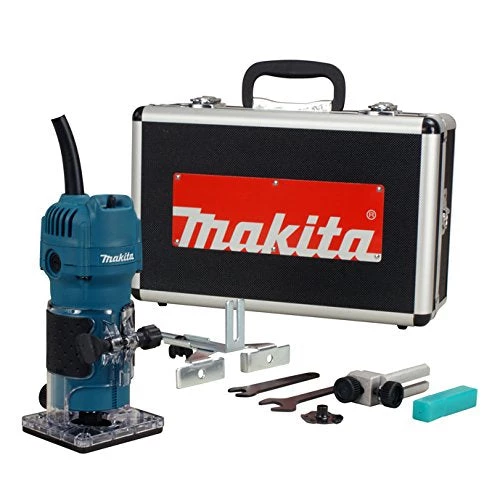Makita 3709X - 1/4" Trimmer Kit (includes Guides & Case) 3 Makita 3709X - 1/4" Trimmer Kit (includes Guides & Case)
