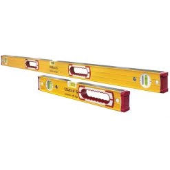 Stabila 37816 48-Inch And 16-Inch Aluminum Box Beam Level Set HAND TOOLS