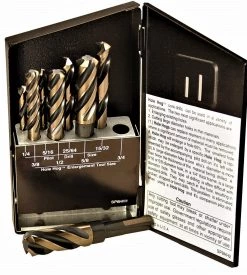 Norseman 8pc Hole Hog Hole Enlarging Bit Set