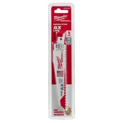 Milwaukee 48-00-5027 - The AX Nail Embedded Wood Sawzall™ Blades 7 Milwaukee 48-00-5027 - The AX Nail Embedded Wood Sawzall™ Blades