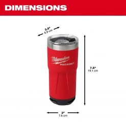 Milwaukee 48-22-8392R - PACKOUT™ 20oz Tumbler SALE