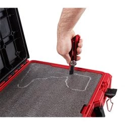 STORAGE Milwaukee 48-22-8450 - PACKOUT Tool Case With Foam Insert