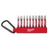 MILWAUKEE 48-32-4093 - TORX 10PC CARABINER SHOCKWAVE BIT SET 1 MILWAUKEE 48-32-4093 - TORX 10PC CARABINER SHOCKWAVE BIT SET