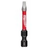 Milwaukee 48-32-4773 - SHOCKWAVE™ 2”Impact Square Recess #3 Power Bits DRIVING AND FASTENING ACCESSORIES
