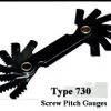 METAL DRILLING ACCESSORIES Norseman Metric Screw Pitch Gauge