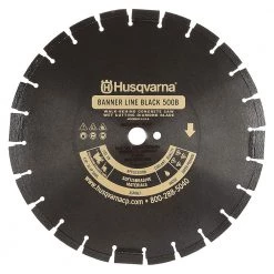 SALE HUSQVARNA 542751078 - 18" BLACK 500B-R ASPHALT BLADE