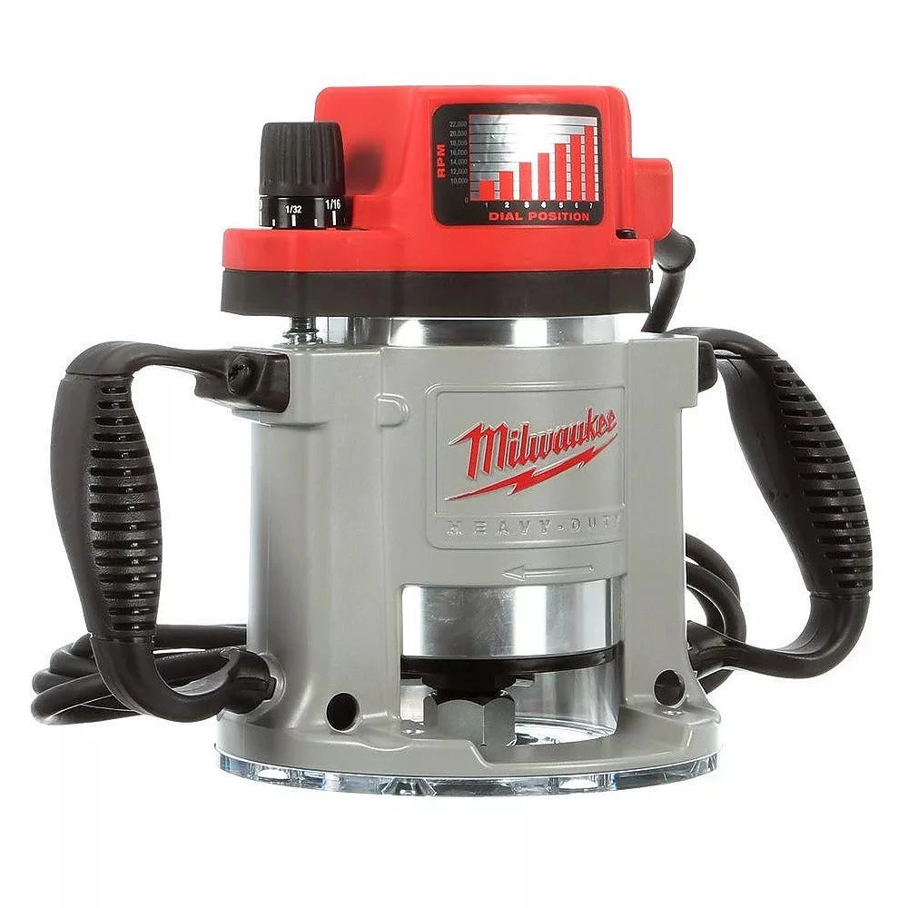Milwaukee 5625-20 - 3-1/2 Max HP Fixed-Base Production Router WHAT'S NEW 3 Milwaukee 5625-20 - 3-1/2 Max HP Fixed-Base Production Router WHAT'S NEW
