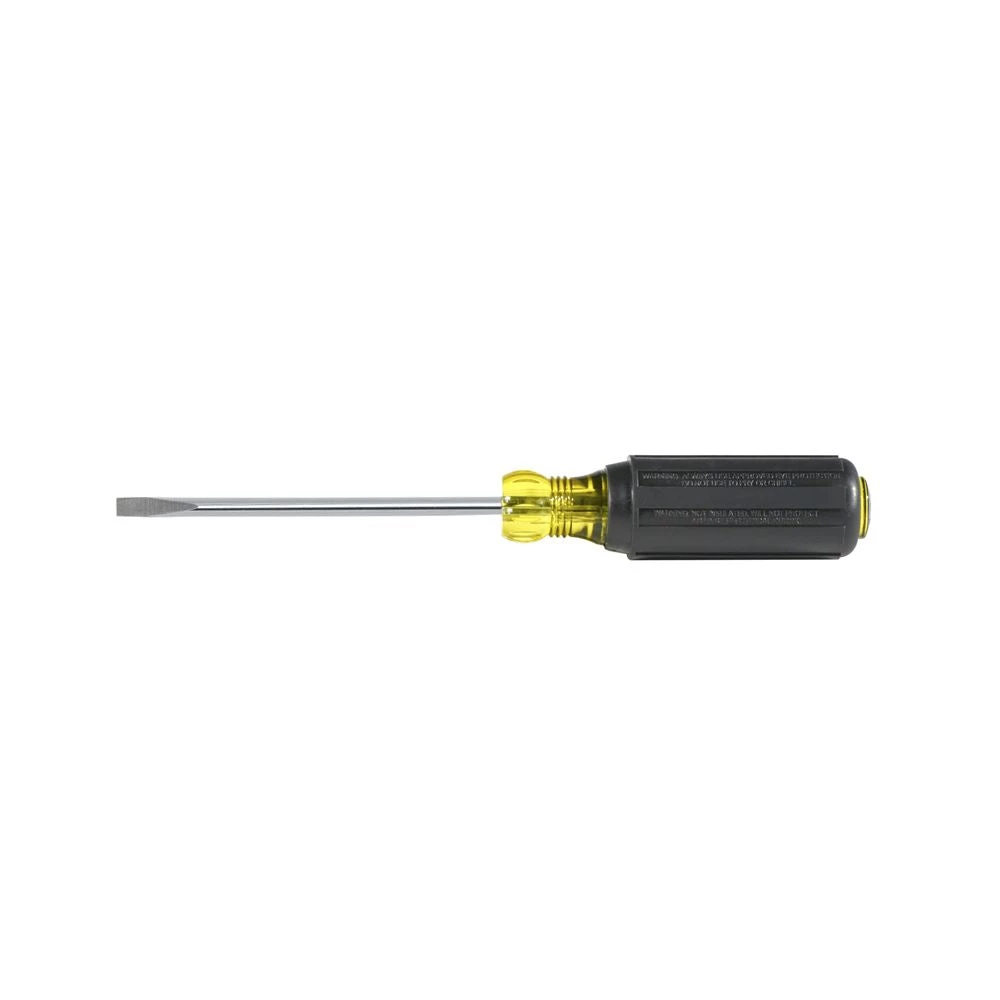 Klein 601-4 - 3/16" Cabinet Tip Screwdriver - 4" 4 Klein 601-4 - 3/16" Cabinet Tip Screwdriver - 4"