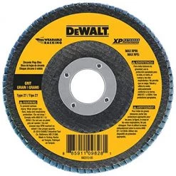 Dewalt DW8211 - XP WEARABLE BACKING FLAP DISCS TYPE 27 ABRASIVES