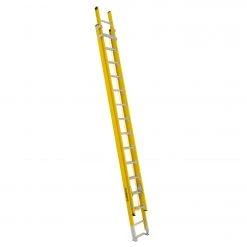 FEATHERLITE 6228D - 16' - HEAVY DUTY Fiberglgass D RUNG EXTENSION LADDER WHAT'S NEW