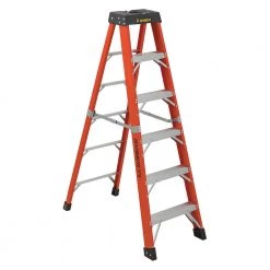 FEATHERLITE 6806-AA - 6' TYPE 1AA FG STEP (FIBERGLASS, STEP LADDER) FEATHERLITE