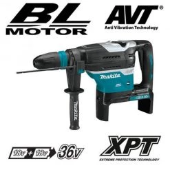 POWER TOOLS Makita DHR400ZK - 18Vx2 LXT Brushless 1-9/16" SDS-Plus Rotary Hammer - Tool Only