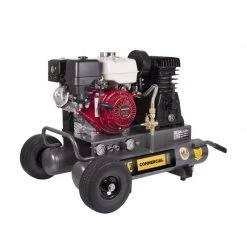 WHAT'S NEW BE AC908HB2 - 18.5 CFM Comercial Wheel Barrow Compressor 8 Gallon