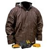 WHAT'S NEW DEWALT DCHJ076ATD1 - Heated Tobacco Heavy Duty Work Jacket