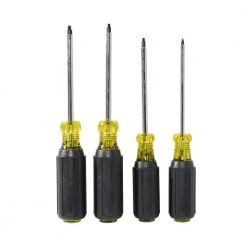 KLEIN 85664 - 4PC SQUARE RECESS SCREWDRIVER SET