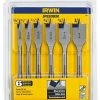 DeWALT IRWIN Tools 88886 Speedbor Blue Groove Spade Bit Set, 6-Piece By IRWIN