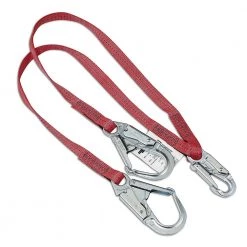 SALE Dynamic Safety FP635133/4 - 4' Double Leg Fixed Y-Lanyard