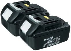 Makita BL1830-2 - 18V 3.0Ah Li-Ion Battery - 2 PACK BATTERIES AND CHARGERS