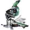 POWER TOOLS Metabo HPT C3610DRAM 36V Multi Volt 10" Dual Bevel Sliding Miter Saw With Wall Adapter