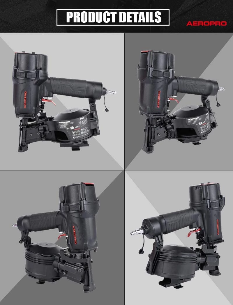 AEROPRO CN45RA 3/4 In. To 1-3/4 In. Heavy-Duty Coil Roofing Air Nailer POWER TOOLS 4 AEROPRO CN45RA 3/4 In. To 1-3/4 In. Heavy-Duty Coil Roofing Air Nailer POWER TOOLS