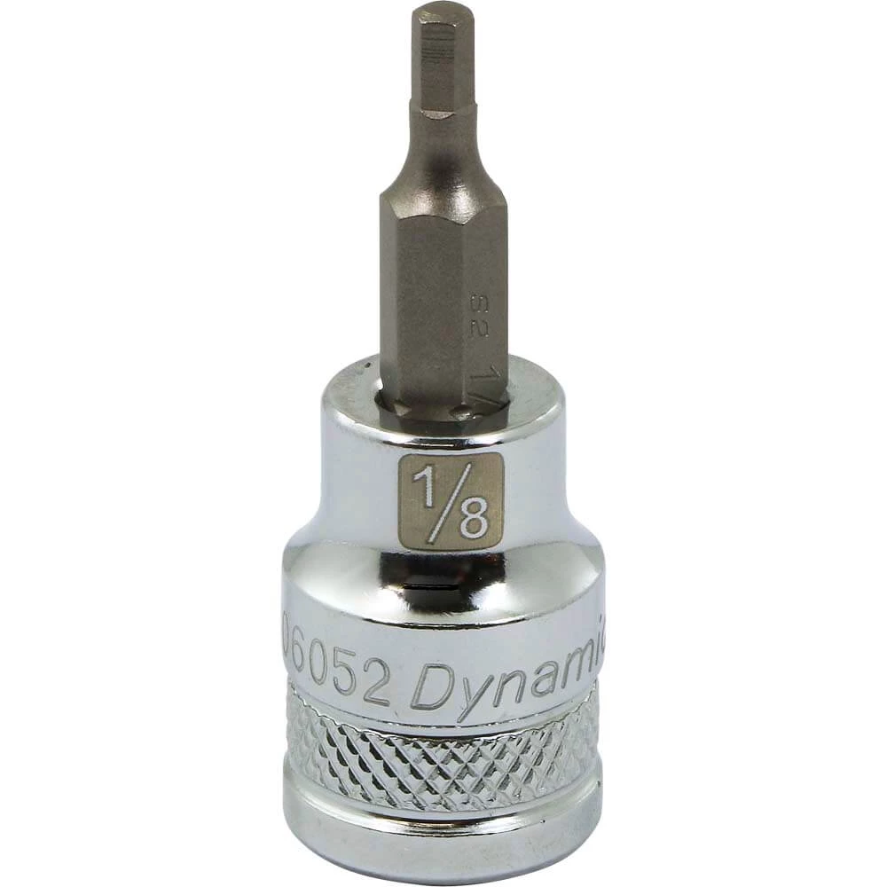 DRIVING AND FASTENING ACCESSORIES Dynamic 3/8" D BIT Socket HEX 1/8" 3 DRIVING AND FASTENING ACCESSORIES Dynamic 3/8" D BIT Socket HEX 1/8"