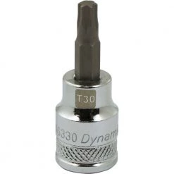 DRIVING AND FASTENING ACCESSORIES DYNAMIC 3/8" D BIT Socket TTX 30
