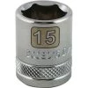 Dynamic 3/8" D 6 PT 15MM Chrome Socket