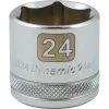 Dynamic 3/8" D 6 PT 24MM Chrome Socket