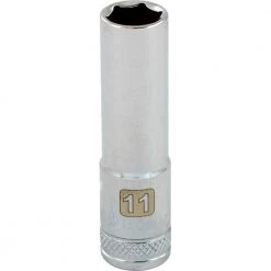 Dynamic 3/8" D 6 PT 11MM DEEP Chrome Socket DRIVING AND FASTENING ACCESSORIES