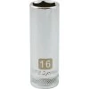 Dynamic 3/8" D 6 PT 16MM DEEP Chrome Socket
