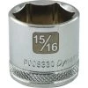 Dynamic 3/8" D 6 PT 15/16" Chrome Socket